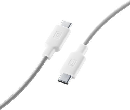 Cellularline 8018080433221 USB кабель 1 m USB C 60 W Белый