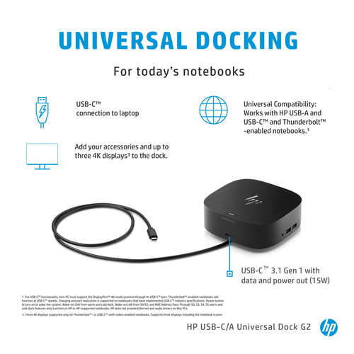 HP USB-C/A Universal Dock G2 – image 9