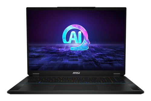 MSI Stealth 18 AI Studio A1VIG-001UK ноутбук Intel Core Ultra 9 185H 45,7 cm (18") UHD+ 64 GB DDR5-SDRAM 2 TB Твердотельный накопитель (SSD) NVIDIA GeForce RTX 4090 Wi-Fi 7 (802.11be) Windows 11 Pro Черный