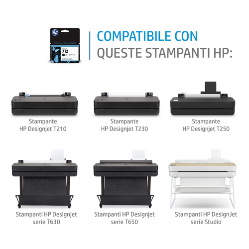 HP 712 – Cartuccia giallo originale