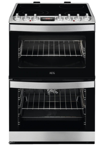 AEG CCB6740ACM Freestanding cooker Electric Ceramic hob Stainless steel