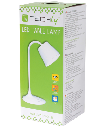 Techly Vintage LED Table Lamp White Class A I-LAMP-DSK4 – image 8