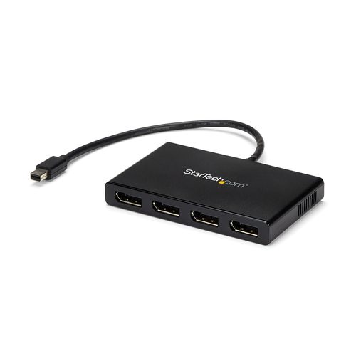 StarTech.com 4-Port Multi Monitor Adapter - Mini DisplayPort to DisplayPort MST Hub