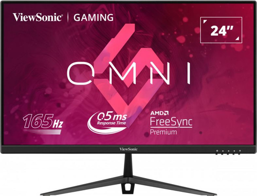 ViewSonic OMNI VX2428 - Monitor LED - gaming - 24 238 visible - 1920 x 1080 Full HD 1080p 180 Hz - IPS - 250 cd/m² - 10001 - HDR10 - 05 ms - 2xHDMI DisplayPort - altavoces - VX2428