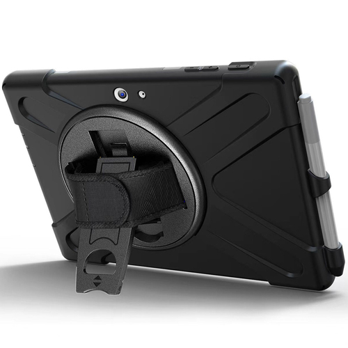 Accezz Full Protective backcover met strap voor de Samsung Galaxy Tab Active 5 Pro / 4 Pro - Zwart, afbeelding 5