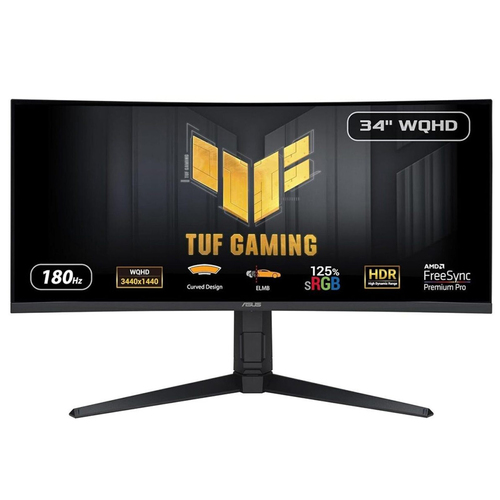 ASUS TUF Gaming VG34VQL3A монитор для ПК 86,4 cm (34") 3440 x 1440 пикселей UltraWide Quad HD ЖК Черный