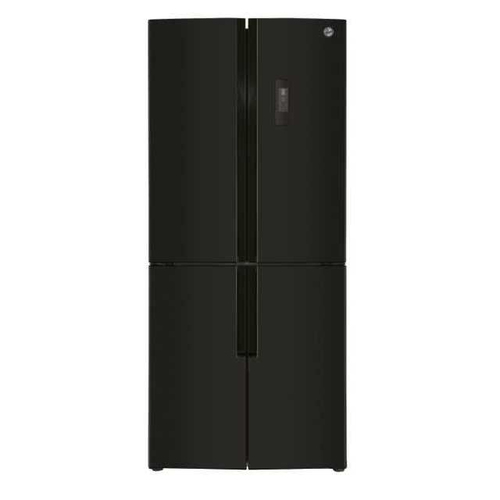 Hoover HFDN 180BK side-by-side холодильник Отдельно стоящий 418 L Черный