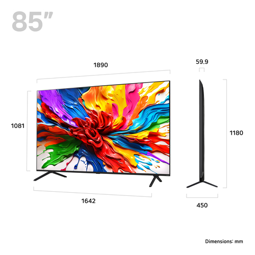 LG 85QNED92A6A.AEKQ TV 2.16 m (85") 4K Ultra HD Smart TV Wi-Fi Black – image 2