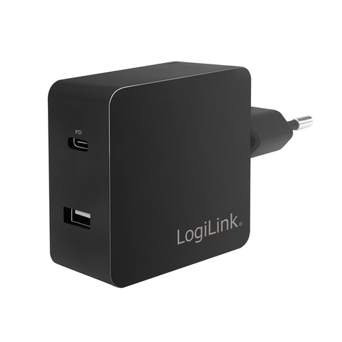 LogiLink PA0219 mobile device charger Universal Black AC Indoor