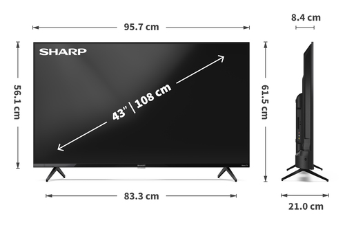 Sharp 4T-C43GJ4725K TV – image 8