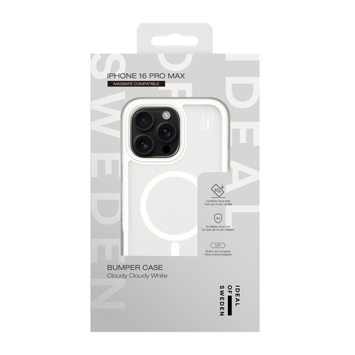 iDeal of Sweden Ideal Bumper Case MagSafe iPhone 16 Pro Max Cloudy White – image 5