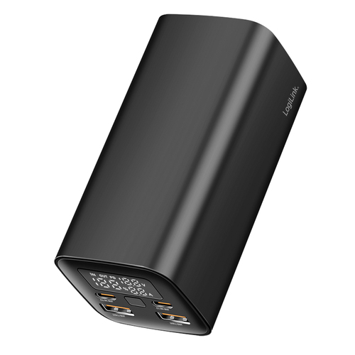 Logilink Powerbank 20000 mAh, QC 3.0 PD 3.0 65W schwarz, afbeelding 3