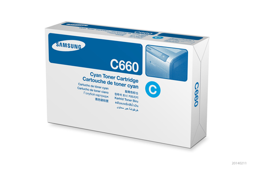 HP Samsung CLP-C660A Cyan Toner Cartridge