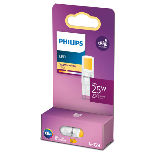 Philips 8719514303690 LED лампа Теплый белый 2700 K 2 W G9 E