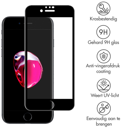 Selencia Gehard Glas Premium Screenprotector iPhone SE (2022 / 2020), afbeelding 2