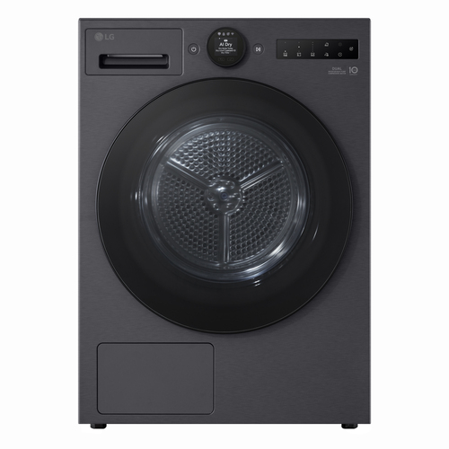 LG VX70 Series AI Dry RHX7009TBB 9 kg Heat Pump Tumble Dryer - Black - image 1