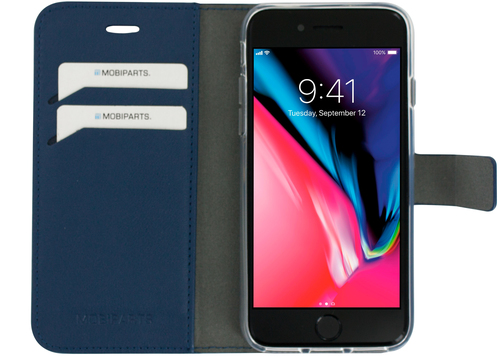Mobiparts Classic Wallet Case Apple iPhone 7, iPhone 8 Blue – image 4