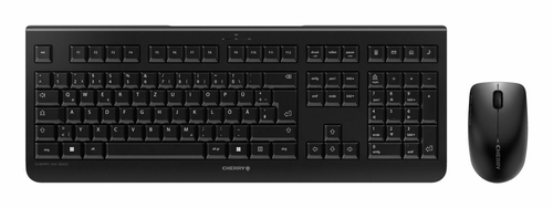 Trådløst tastatur- og musesæt CHERRY DW 3000 - sort, HU-layout