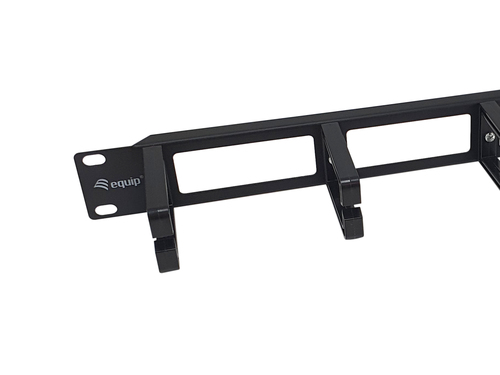 Equip 19" Kabelmanagement Panel Ausstattung zwart, afbeelding 3