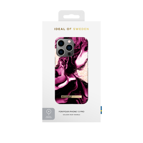 iDeal of Sweden Printed Case MagSafe 13P Golden Ruby Marble – image 2