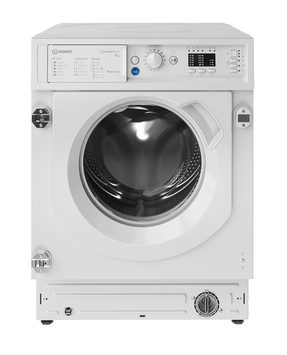 Indesit BI Wmil 91485 UK Integrated 9 kg 1400 Spin Washing Machine, White - image 1