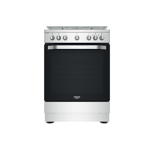 Hotpoint HS68M8PCX/FR/1 Freestanding cooker Electric Combi Black, Stainless steel – image 1