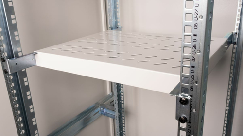 Equip legplanken variabel 19" voor Serverschränke, 1U 35cm zwart, afbeelding 2