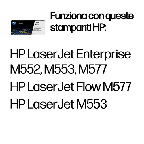 HP 508X – Toner nero originale
