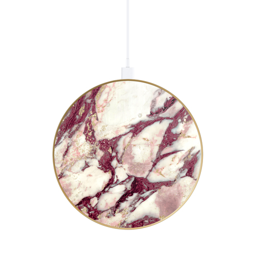iDeal of Sweden Fashion Wireless Charger Calacatta Ruby Marble – image 2