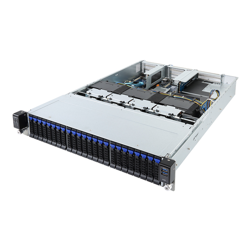 GIGABYTE R281-G30 Intel® C621 LGA 3647 (Socket P) Rack (2U) Black, Grey