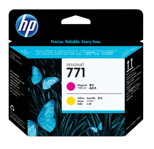 Original HP No.771 Magenta & Yellow Printhead - image 1
