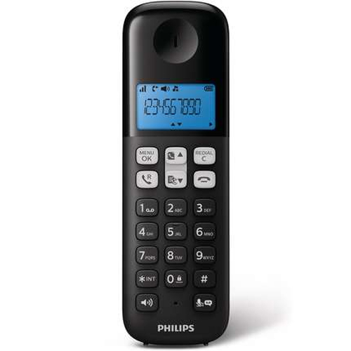 Philips D1361B/BR telephone DECT telephone Caller ID Black