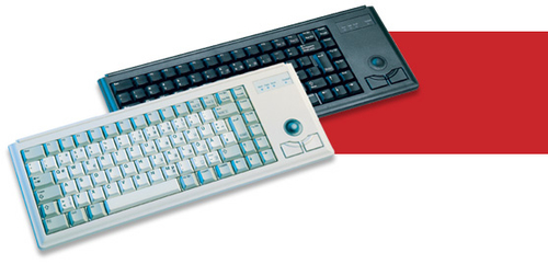 Cherry Compact keyboard with trackball G84-4400