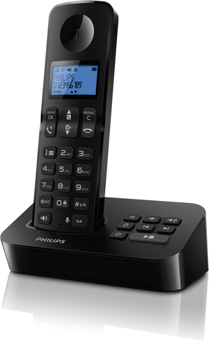 Philips D3151B/FR telephone DECT telephone Caller ID Black