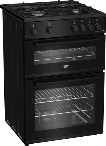 Beko Pro FDG6201K 60 cm Gas Cooker - Black, White - image 2