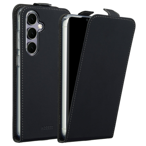 Accezz Flipcase Samsung Galaxy S24 FE Telefoonhoesje Zwart
