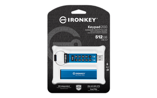 KINGSTON 512GB IronKey Keypad 200 FIPS