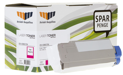 MM Magenta Laser Toner - OKI 43872306 - For OKI C 5650 / 5750