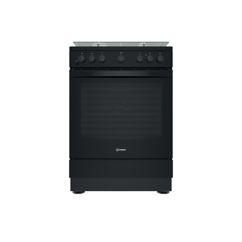 Indesit IS67M5PCB/FR Freestanding cooker Electric Combi Black