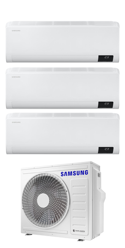 Samsung Wind-Free Comfort Next AJ068TXJ3KG/EU+AR09TXFCAWKNEUx2+AR12TXFCAWKNEU Split system White