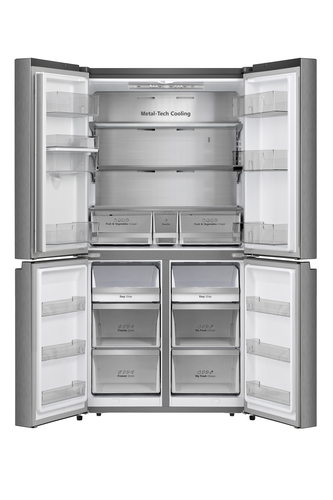 Hisense PureFlat RQ758N4SWSE Smart Fridge Freezer - Stainless Steel - image 7