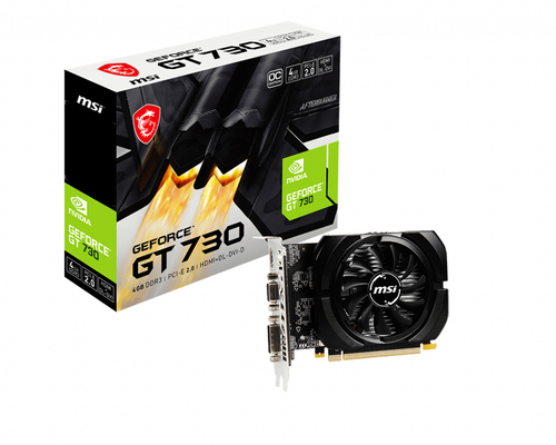 MSI N730K-4GD3/OCV1 graphics card NVIDIA GeForce GT 730