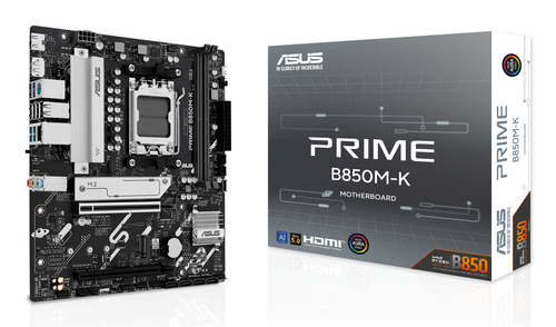Asus Prime B850M-K Amd Ryzen DDR5 mATX Motherboard - Socket AM5 - 90MB1LV0-M0EAY0 - image 1