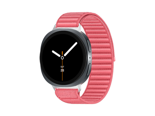 Samsung Galaxy Watch 8, Bluetooth, 44mm, Sport Band, Graphite, S/M + Fabric Band, Red, S/M