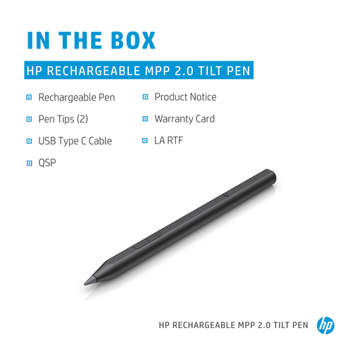 HP Active RECHBL Tilt Pen MPP 2 Nightfall Black – image 3