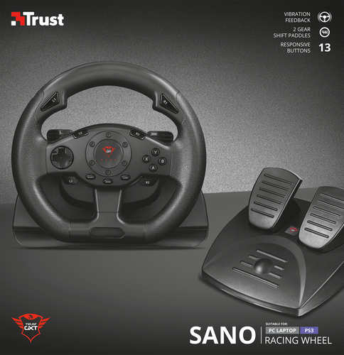 Trust GXT 580 Vibration Feedback Racing Wheel – image 6