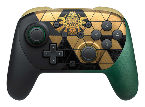 Nintendo Switch 2 Pro Controller - The Legend of Zelda - 40th Anniversary Edition Черный, Зеленый, Золото Bluetooth Геймпад Цифровой Nintendo Switch 2