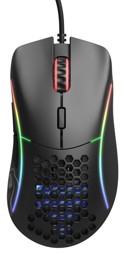 Glorious Model D USB Rgb Optical Gaming Mouse – Matte Black, New - image 1