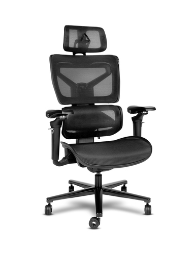 Alpha Gamer Mist Asiento acolchado tapizado Respaldo de rejilla