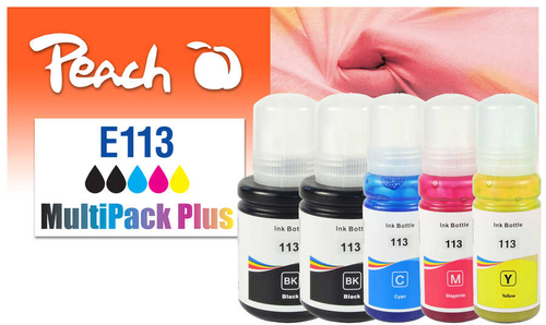 Peach 321323 ink cartridge 5 pc(s) Compatible Standard Yield Black, Cyan, Magenta, Yellow